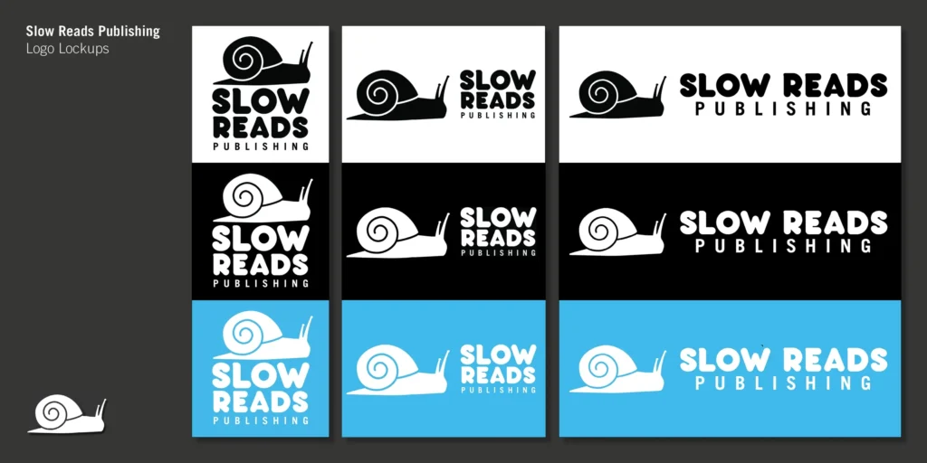 Slow Reads Logo Lockup